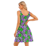 Load image into Gallery viewer, Pastel Beetlejuice All over print women&#39;s tank dress with pockets
