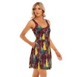 Load image into Gallery viewer, Pennywise IT All over print women&#39;s tank dress with pockets
