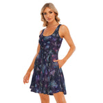 Load image into Gallery viewer, Galaxy Dr Who All over print women&#39;s tank dress with pockets
