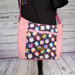 Load image into Gallery viewer, Pride Cats themed cross body hobo bag
