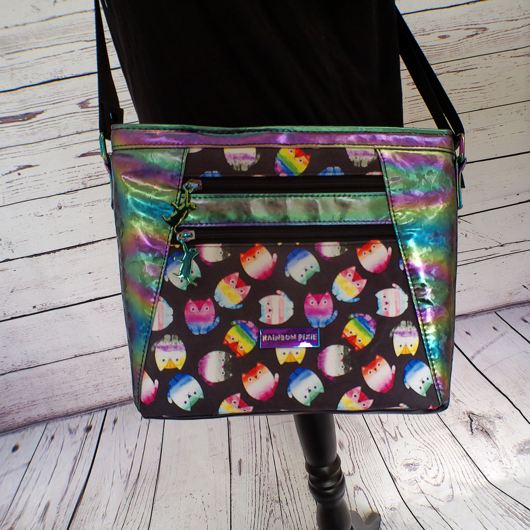 Pride Cats Double zip Handbag