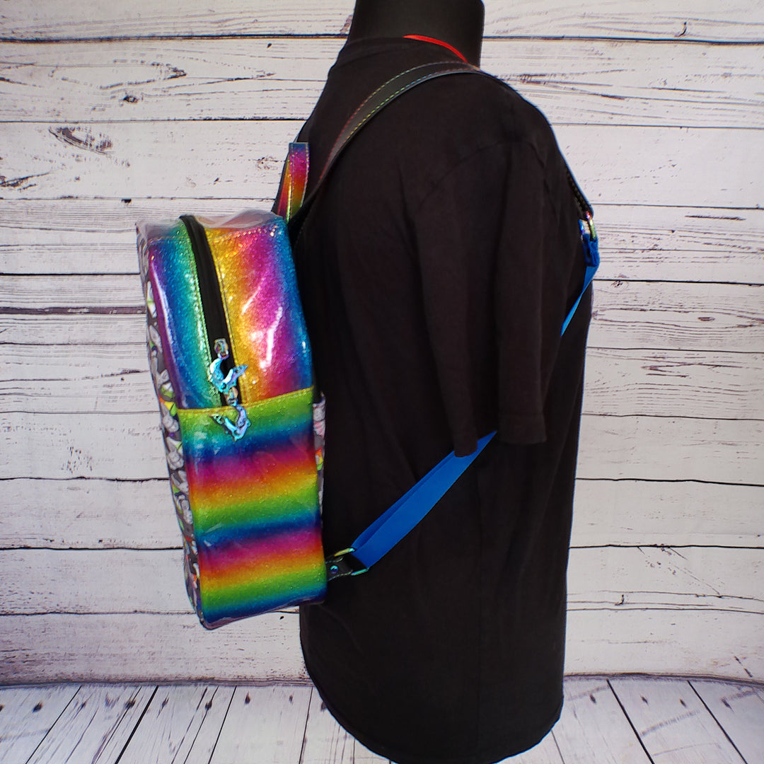 Pride Bats Coffin Shaped Backpack