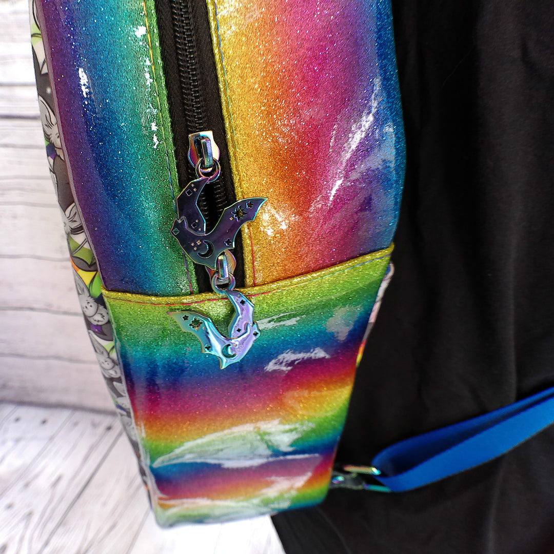 Pride Bats Coffin Shaped Backpack