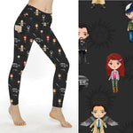 Load image into Gallery viewer, Supernatural Chibi Leggings with Pockets
