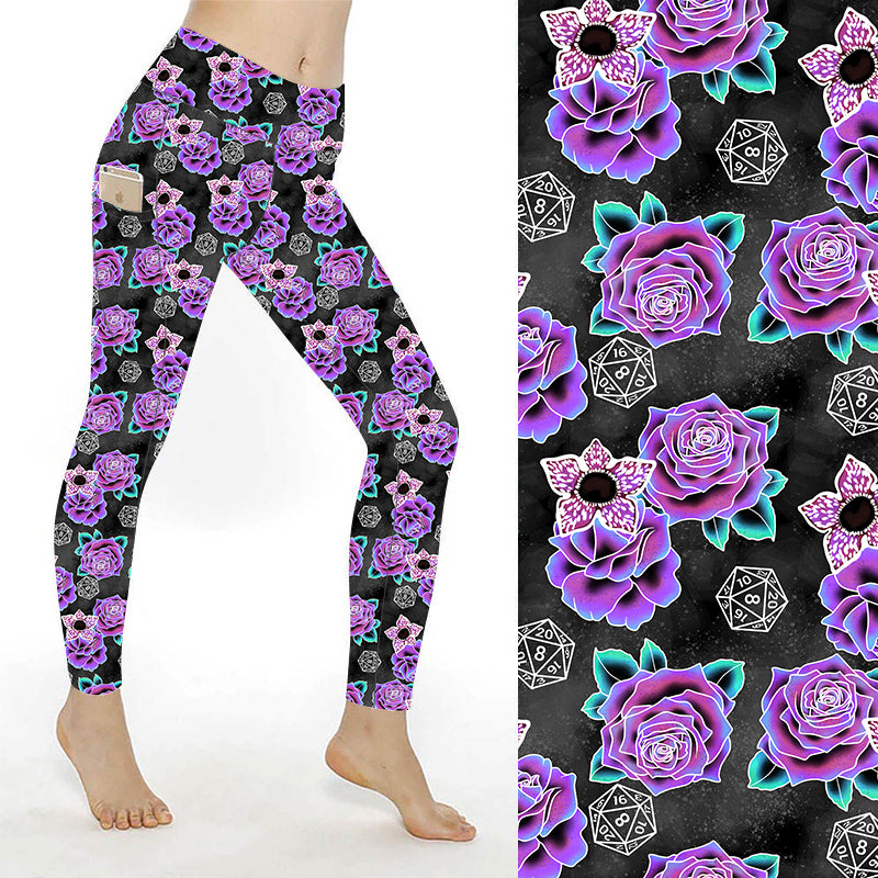 Dice and Demogorgon Leggings with Pockets