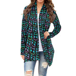 Load image into Gallery viewer, Neon Cats All over print waterfall cardigan
