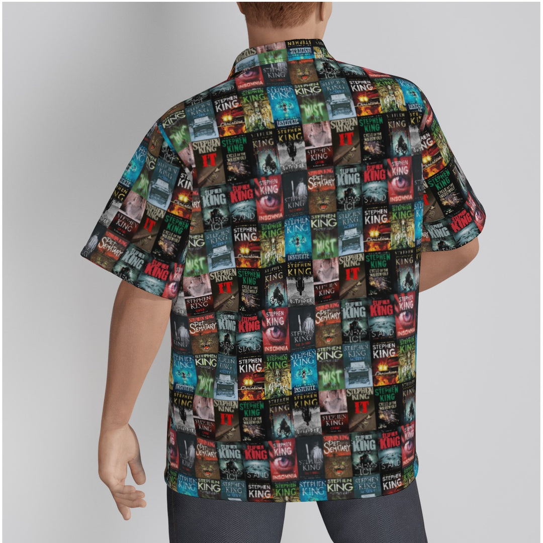 Stephen King Book All-Over Print Men's Hawaiian Shirt