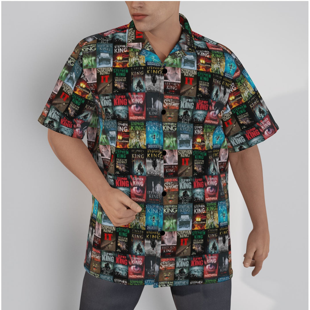 Stephen King Book All-Over Print Men's Hawaiian Shirt