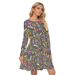 Load image into Gallery viewer, Dungeons and Dragons All over print women&#39;s crew dress with pockets
