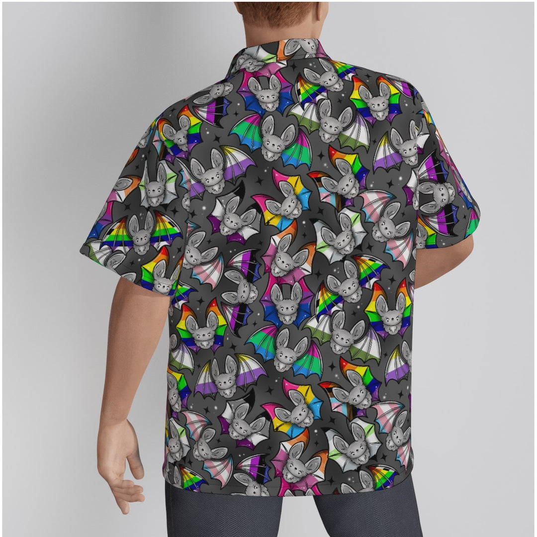 Pride Bats All-Over Print Men's Hawaiian Shirt