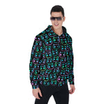 Load image into Gallery viewer, Neon cats All-Over Print Zip Up Hoodie With Pocket, Unisex Hoodie Design
