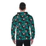 Load image into Gallery viewer, Spooky kind of Love All-Over Print Zip Up Hoodie With Pocket, Unisex Hoodie Design
