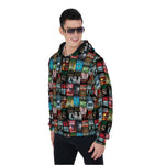 Load image into Gallery viewer, Stephen King Books All-Over Print Zip Up Hoodie With Pocket, Unisex Hoodie Design
