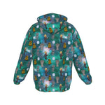 Load image into Gallery viewer, Dr Who villains and galaxy All-Over Print Zip Up Hoodie With Pocket, Unisex Hoodie Design
