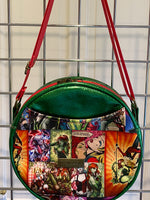 Load image into Gallery viewer, Ivy and Harley fan art Crossbody Circle Bag
