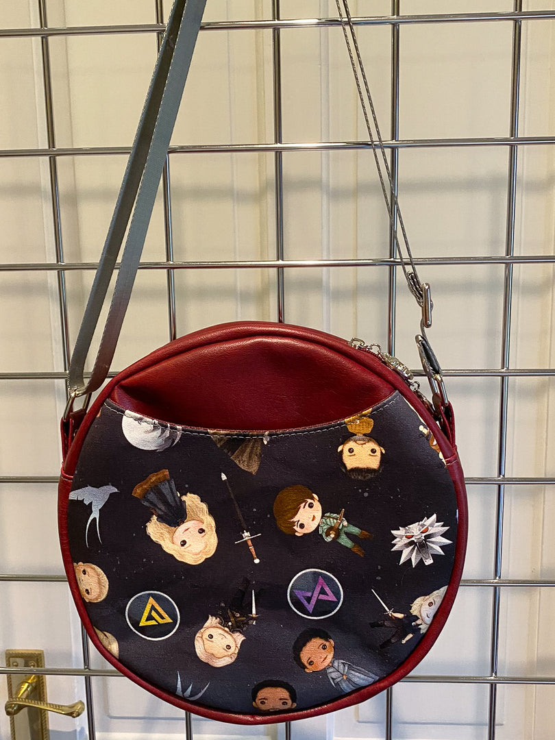 The Witcher Themed Crossbody Circle Bag