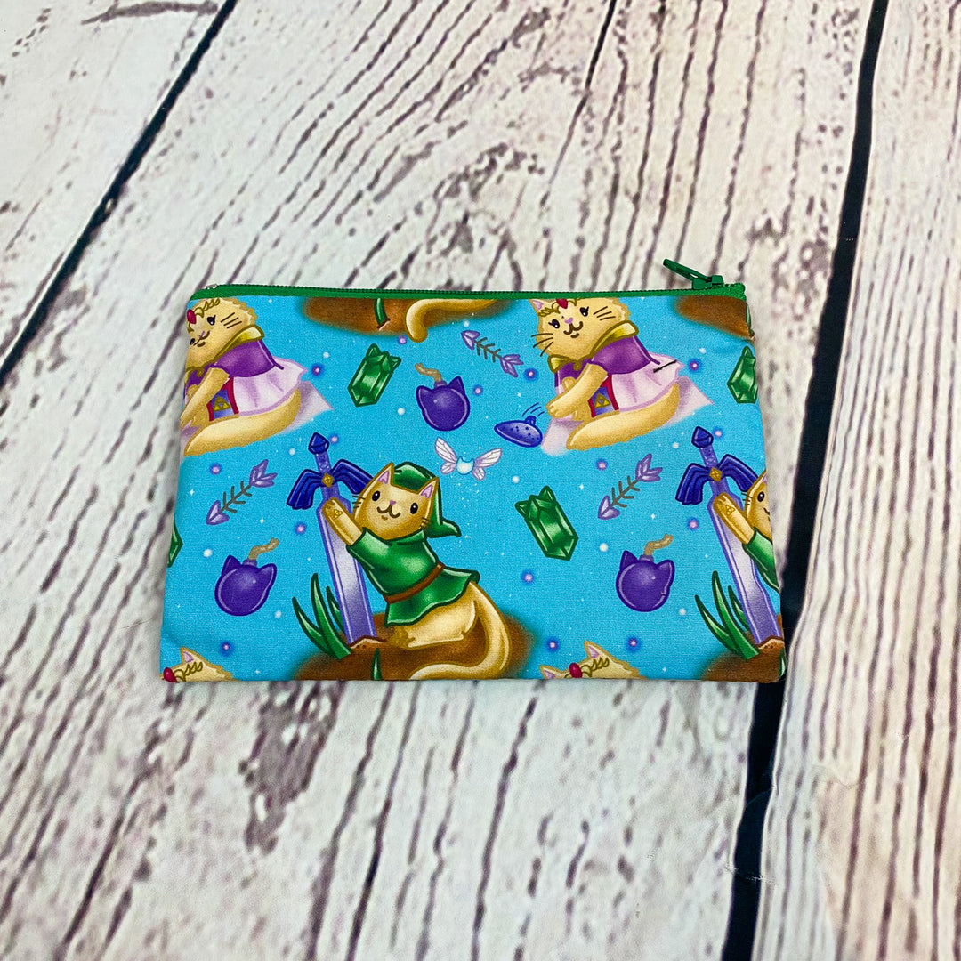 a small pouch with a picture of winnie the pooh on it