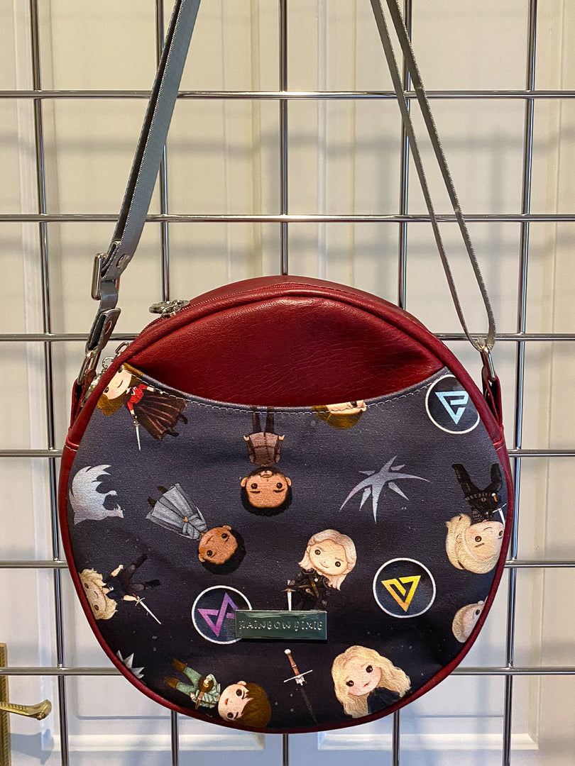 The Witcher Themed Crossbody Circle Bag