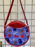 Load image into Gallery viewer, Doctor Who themed Crossbody Circle Bag
