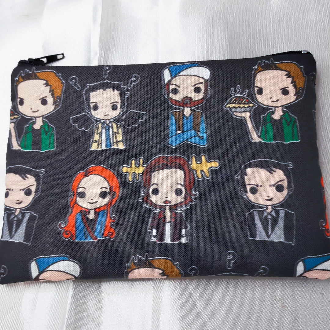 Supernatural themed Waterproof zipper pouch