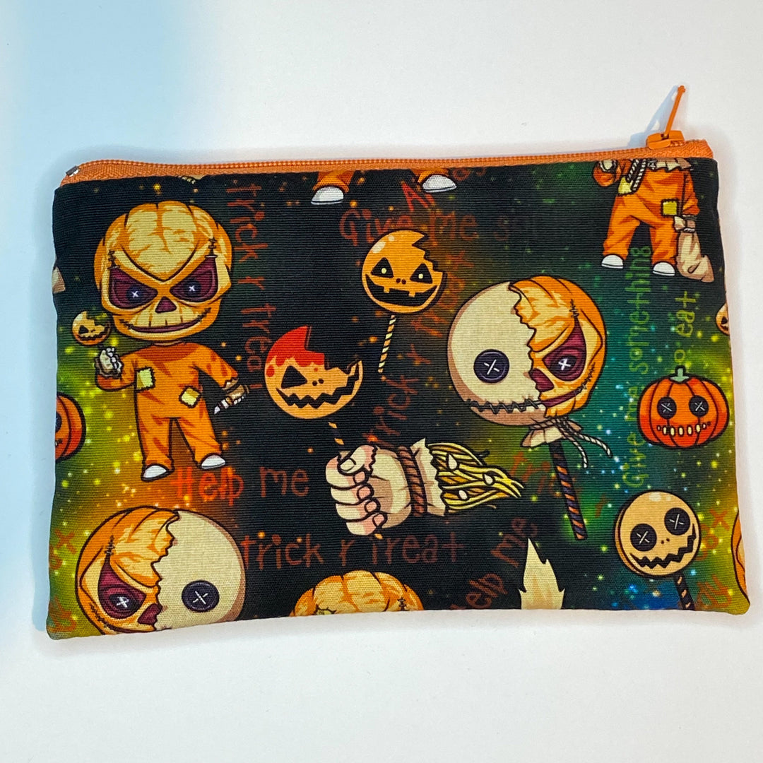 Scarecrow Sam pouch | Trick ‘r’ Treat Waterproof zipper pouch