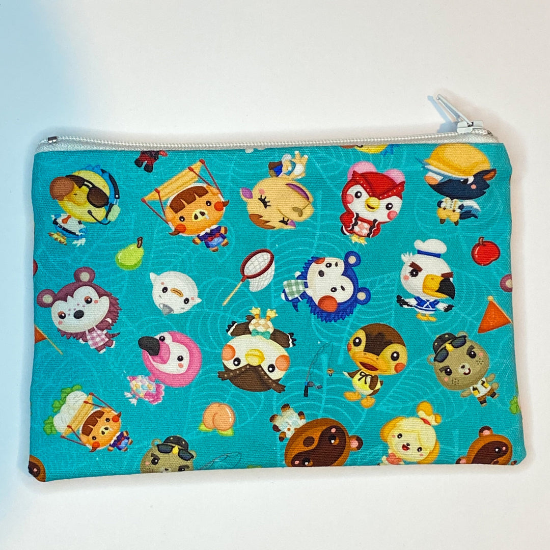 Animal crossing themed Waterproof zipper pouch