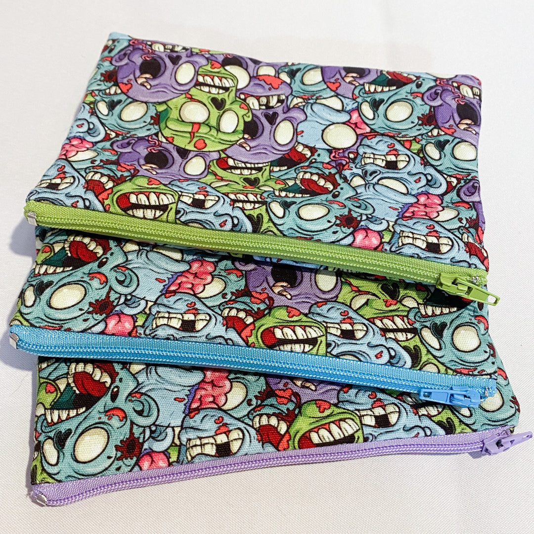 Zombie print Waterproof zipper pouch