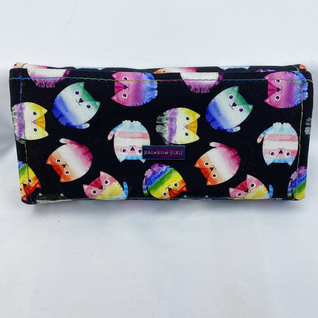 Watercolour Pride Cats Purse