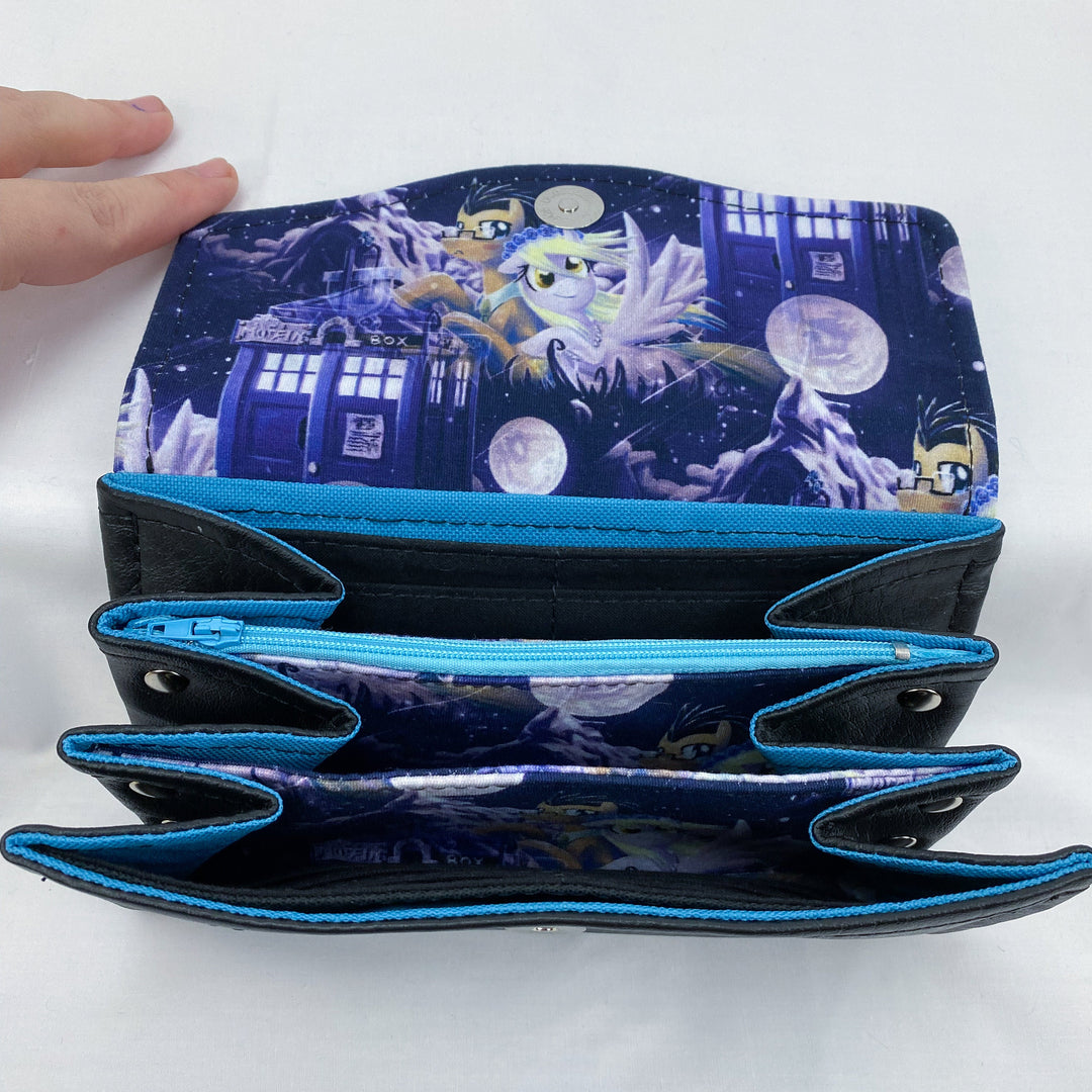 Dr Who and My Little Pony Mash up themed Purse