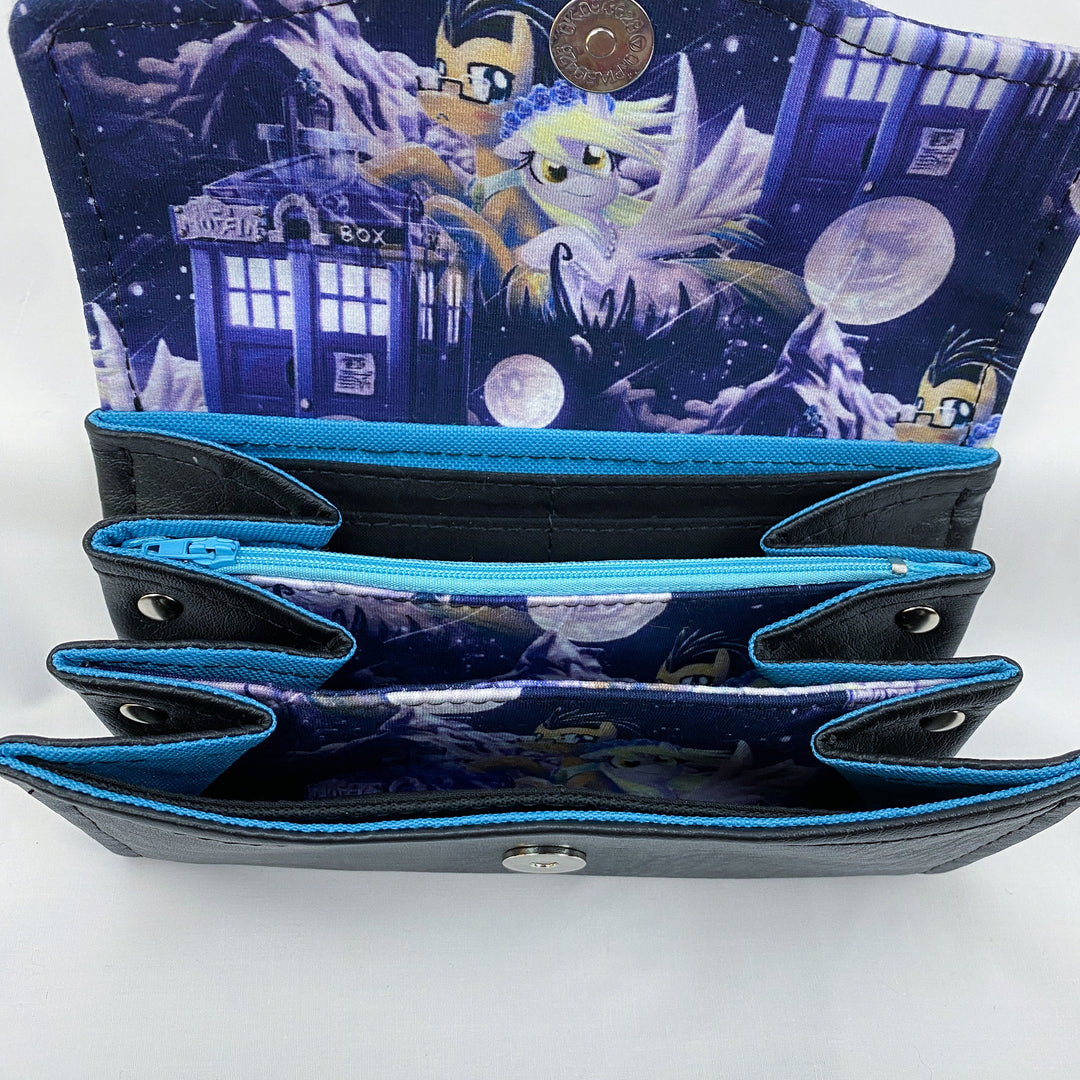 Dr Who and My Little Pony Mash up themed Purse