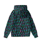 Load image into Gallery viewer, Neon Cats All-Over Print Women’s Hoodie With Cat Ears
