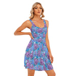 Load image into Gallery viewer, Cute Octopus All over print women&#39;s tank dress with pockets
