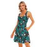 Load image into Gallery viewer, Spooky love All over print women&#39;s tank dress with pockets
