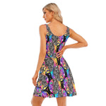 Load image into Gallery viewer, Ophelia window All over print women&#39;s tank dress with pockets
